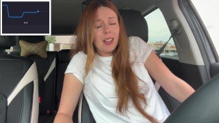 Braless pit stop in the drive thru with my lush on MAX!