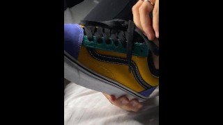 Footjob/Sockjob Cumshot Compilation #1 – Ava Brooke