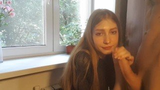 Hard FUCK in Torn Pantyhose from a Neighbor | PussyKageLove