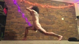 Gabriel Darkangel Nude Yoga quick afternoon session